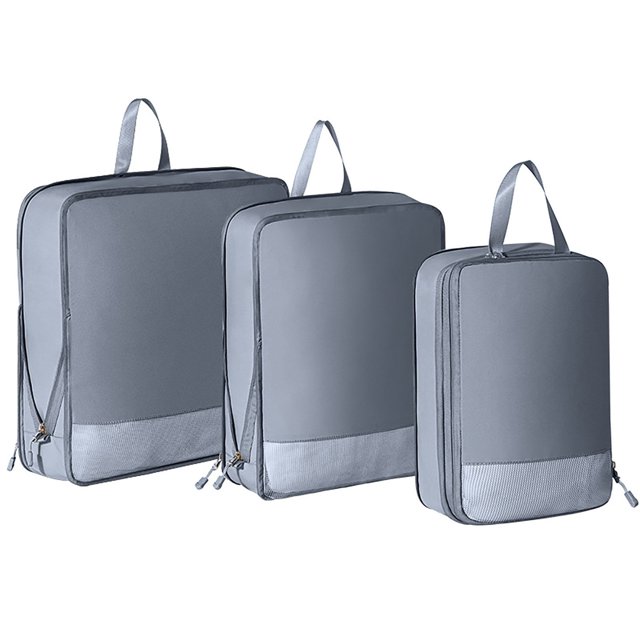 LCXmlly Waterproof Luggage Organizer 3Pcs 4Pcs Storage Travel Packing Set Double Zipper Luggage Organizer