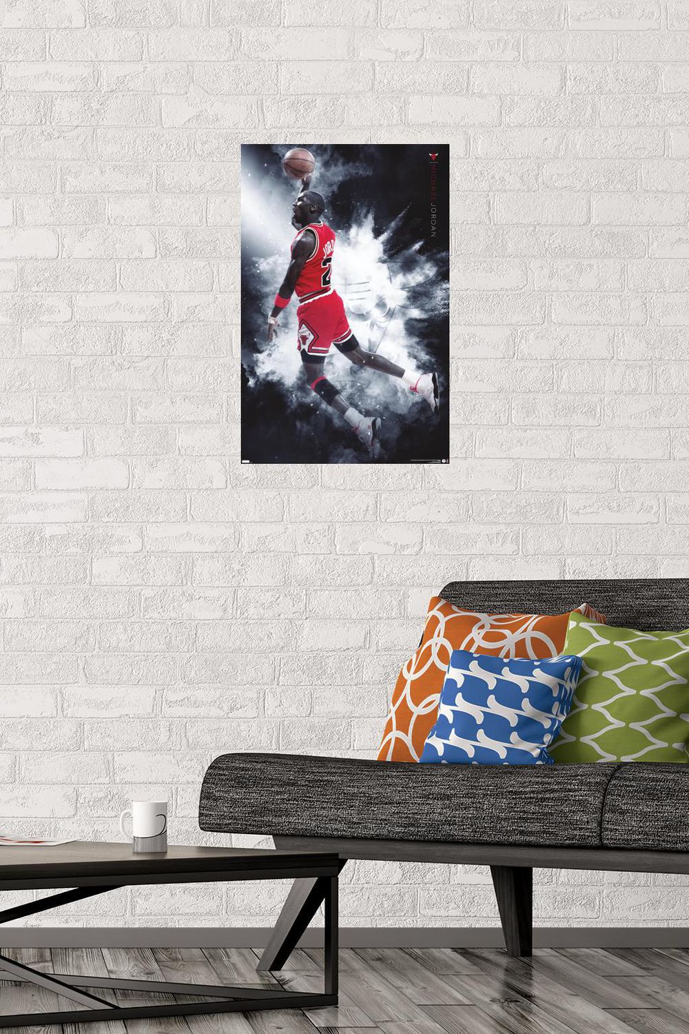 Michael Jordan - Burst Wall Poster, 22.375" x 34"