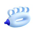 thumbnail image 3 of Lipstore Renforceur de Prise pour Enfants Plusieurs Niveaux de Résistance 10-15 Lb Balle pour Doigt Bleu, 3 of 8