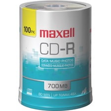 Maxell MAX648200 CD Recordable Media