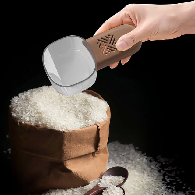 TIMIFIS Rice Spoon Multifunctional Rice Scooping Spoon Household Food Grade Kitchen Cereal Spoon Insect Proof Digging Flour Measuring Rice Kitchen Appliances