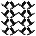 thumbnail image 4 of 20pcs Cymbal Stand Sleeves Black Plastic Cymbal Holder Accessories Musical Instruments Accessory or Percussion Drum Replacement Parts, 4 of 6