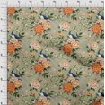 thumbnail image 4 of oneOone Silk Tabby Light Green Fabric Asian Chinese Craft Projects Decor Fabric Printed By The Yard 42 Inch Wide, 4 of 4