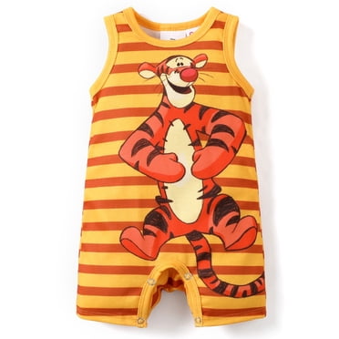 Disney Disney Winnie the Pooh 1pc Baby Boys/Girls Naia™ Character Striped/Polka Dot Bodysuit