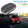 thumbnail image 2 of Jinnoda 4 Button Flip Folding Key Fob Case with Key Blank for Hyundai Tucson Sonata, 2 of 9