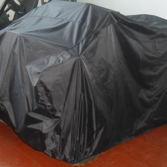 Housses de Voiture ATV 190T, Housse de Véhicule; Abris Argentés Imperméables, Protecteurs contre la Poussière et la Pluie, Auvent Extérieur Argent Noir