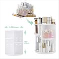 thumbnail image 4 of 360 Rotating Makeup Organizer,DIY Adjustable Holder,Foldable Cosmetic Storage Display Box,1 * Makeup box, 4 of 7