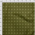 thumbnail image 3 of oneOone Cotton Silk Fabric Leaves & Paisley Block Print Fabric BTY 42 Inch Wide, 3 of 4