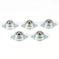 thumbnail image 2 of 5 Pcs Rouleau à Billes de Transfert Universel, Acier Métallique 2 Trous Roue à Roulettes Universelle Flexible pour Système de Transmission, 2 of 7