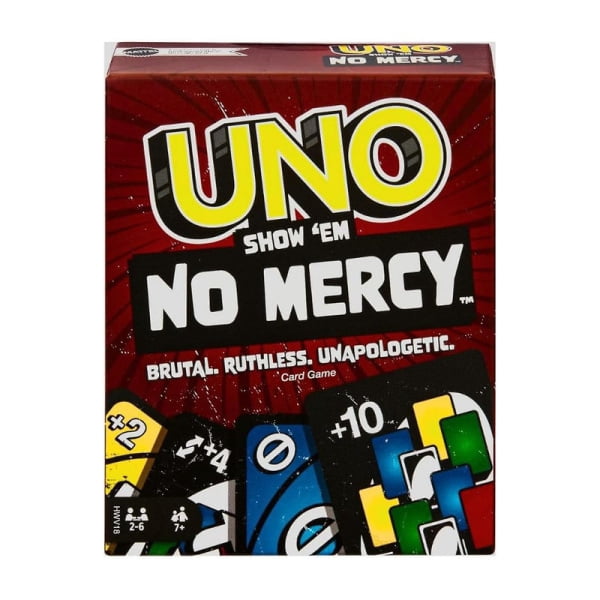 UNO card game UNO Show'em No Mercy card game 168 cards for family night trips A