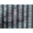 thumbnail image 4 of oneOone Tissu Popeline de Coton Rayé Ikat Décor Tissu Imprimé BTY 56 Pouces de Large, 4 of 4