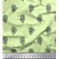 thumbnail image 1 of Soimoi Poly Georgette Fabric Paisley Block Fabric Prints by Yard 42 Inch Wide, 1 of 1