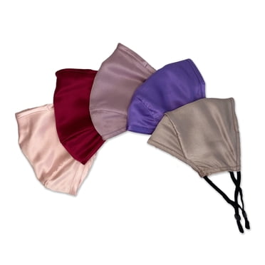 Triple Layer Silk Face Mask Floral Collection