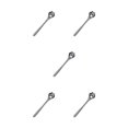 thumbnail image 1 of Redempat Cute Tea Spoon Exquisite Stainless Steel Spoon For Tea Drinking Teaware Dog Paw Colander Bla 1 5Set, 1 of 6