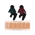 thumbnail image 2 of Honganda 0-24M Baby Boy 2 Pcs Outfit Plaid Long Sleeve Hooded Rompers Pants Set Fall Spring Clothes, 2 of 9