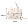 thumbnail image 2 of Binwennn Womens Small Lunch Bag Thermal Lunch Bag Large Womens Lunchbox with Strap Cute Lunch For Women Quilted Lunch Tote Bag Floral Women Lunch Tote With Front Pocket Lunch Container Cooler, 2 of 3