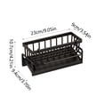 thumbnail image 3 of Dvkptbk Sponge Holder for Kitchen Sink, Kitchen Sink Organizer with Self-draining Tray, Countertop Sink Caddy for Sponge Holder Soap Brush Dispenser, Kitchen Organizers and Storage Essentials, 3 of 6