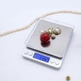thumbnail image 4 of Balance Numérique de Haute Précision, Balance de Cuisine Multifonction en Acier Inoxydable 500 G/0,01 g avec Écran Lcd Rétroéclairé, Fonction Tare et Alimentation par Pile pour une Mesure Précise des Ingrédients, 4 of 6