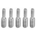 thumbnail image 1 of Unique Bargains M5*M8*30 Double End Threaded Stud Screw Bolt, 5 Pack 304 Stainless, 30mm Long, 1 of 5