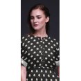 thumbnail image 3 of Bimba Rayon Rose Floral Womens Printed Side Slit SummerDressLong Maxi Gown-Large, 3 of 6
