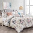 thumbnail image 1 of Elight Home 21787Q Quana Ensemble de Douillette, Multicolore - Format Grand Lit - 7 Pcs, 1 of 1