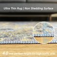 thumbnail image 4 of JV Home Runner Rug Elegance Yellow Grey 2'7" x 5' Washable Rugs Anti Slip, 4 of 7
