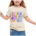 thumbnail image 1 of TZEWGL Mignon Imprimé Lettre Manches Courtes Col Rond Chemise Basique pour Tout-Petit Blouse pour Enfants Taille 6-7T, 1 of 5