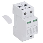 Surge Protective Arrester Device, Surge Protector Protective Device Easy To Install 2P 1000V DC for On Load Electrical Equipment for Electrical Systems