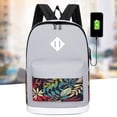 thumbnail image 4 of Lksixu Fashionable And Backpack Campus Version College Style Casual Backpack 3-piece Set Storage Bins Organizers and Storage, 4 of 6