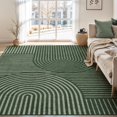 thumbnail image 1 of Boho Area Rug x Machine Washable Rugs for Living Room Non Slip Soft Carpet Geometric Jacquard Textu Carpet for Bedroom Dining Room Nursery Office Living Room Rug -, 1 of 6