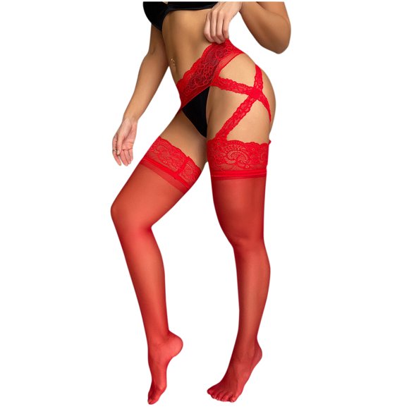 Clearance Sale 2025 Intimates Clearance Women Lace Fishnet Transparent Socks Bodysuit Sleepwear Clearance Underwear Temptation Net Underwear