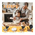 thumbnail image 3 of 7-hole Mini Donut Maker With Non-stick Coating For Children's Breakfast ,Easy to Operate, 3 of 6
