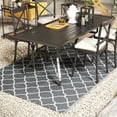 thumbnail image 2 of Outsunny Tapis d'Extérieur Imperméable, 6 Pieds x 9 Pieds Gris et Blanc en Filet, 2 of 10