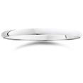 thumbnail image 1 of 2mm Dome High Polished Wedding Band 14K White Gold, 1 of 2