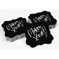 thumbnail image 4 of Inkdotpot Real Silver Foil Bracket Shape Paper Hang Tags Merry X-Mas Christmas Favor Tags Pack Of 50, 4 of 7