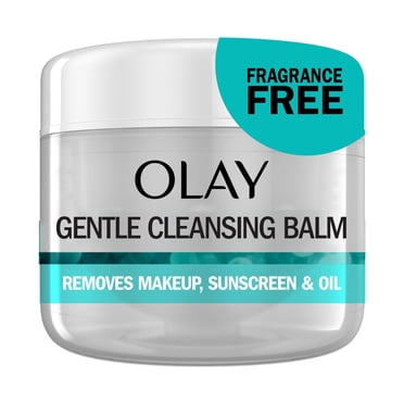 Nettoyant Pour Le Visage Olay, Baume Démaquillant Nettoyant Doux, Sans Parfum, Nettoyant Pour Le Visage Hydratant Qui Élimine Le Maquillage, L’Écran Solaire Et Le Sébum, 100 mL