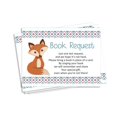 thumbnail image 1 of Inkdotpot 30 Books For Baby Shower Request Cards Bring A Book Instead Of A Card Jungle Animals Baby Shower Invitations Inserts Games, 1 of 6