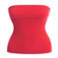 thumbnail image 3 of CHUANK Haut Bandeau Long Tube Basique Uni Extensible en Coton pour Femmes, Lot de 2, 3 of 5