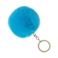 thumbnail image 1 of Fuzzy Ball Keychain Supple Comfortable Lovely Key Rings Adorable Practical Key Chains Women for Children Adults Elderly Students Sky Blue 5cm, 1 of 5