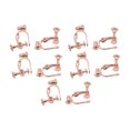thumbnail image 1 of fastboy 10pcs Ear Clip Converters Earring Accessories Handmade Fashionable Handheld Findings Turn Any Post Studs Into Clip-On Earrings Type4, 1 of 6