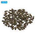 thumbnail image 3 of Unique Bargains Embouts de Cordon, 100 Pcs Embouts de Ressorts en Métal 4x9 mm Embouts de Bobine à Sertir Embouts Ton Bronze, 3 of 5