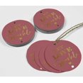 thumbnail image 4 of Inkdotpot Gold Foil Paper Hang Tags Let Love Sparkle Wedding Favor Tags 100 Pieces, 4 of 6