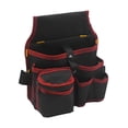 thumbnail image 3 of Ceinture d'Outils de Charpentier Sac de Ceinture de Taille Imperméable Pratique Résistant à l'Usure Sac de Rangement de Ceinture de Jardin Porte-Outils de Charpenterie Maison DIY Bord Rouge, 3 of 10