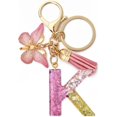 thumbnail image 1 of Letter Keychain,26 Letters A-Z Decorative Letter Keychain,Name Keychain for Women Girls Men Teenager Gift, 1 of 2