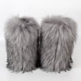 thumbnail image 4 of LSLJS Bottes d'Hiver pour Femmes en Fausse Fourrure Bout Rond Chaudes Duveteuses Peluche Bottes de Neige Imitation Plus Cachemire Chaussures de Neige, 4 of 7