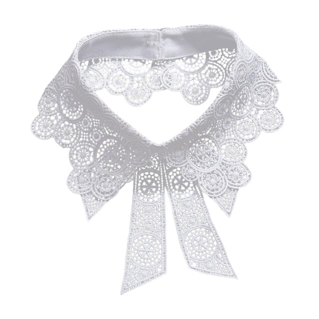 GUOOL Fake Collar Decorative Choker Detachable Lapel Lace Faux False Collar C