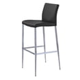 thumbnail image 2 of Modern Black Stool With Metal Frame, Counter 26"H. Stool Ideal for Kitchen Island Counter., 2 of 2