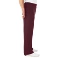 thumbnail image 2 of Jerzees Mens NuBlend Pocketed Open-Bottom Sweatpants, S, Black, 2 of 2