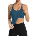 thumbnail image 3 of Charmo Women's Ribbed Camisole Workout Tank Tops with Built in Bra Basic Undershirt, 3 of 8