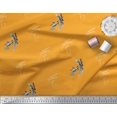 thumbnail image 3 of Soimoi Rayon Crepe Fabric Dragonfly & Texture Printed Craft Fabric by the Yard 46 Inch Wide, 3 of 3